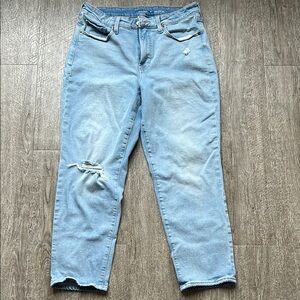 Old Navy Blue OH Straight Jeans with Relaxed Fit